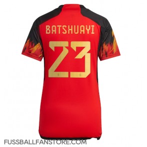 Belgien Michy Batshuayi #23 Replik Heimtrikot Damen WM 2022 Kurzarm